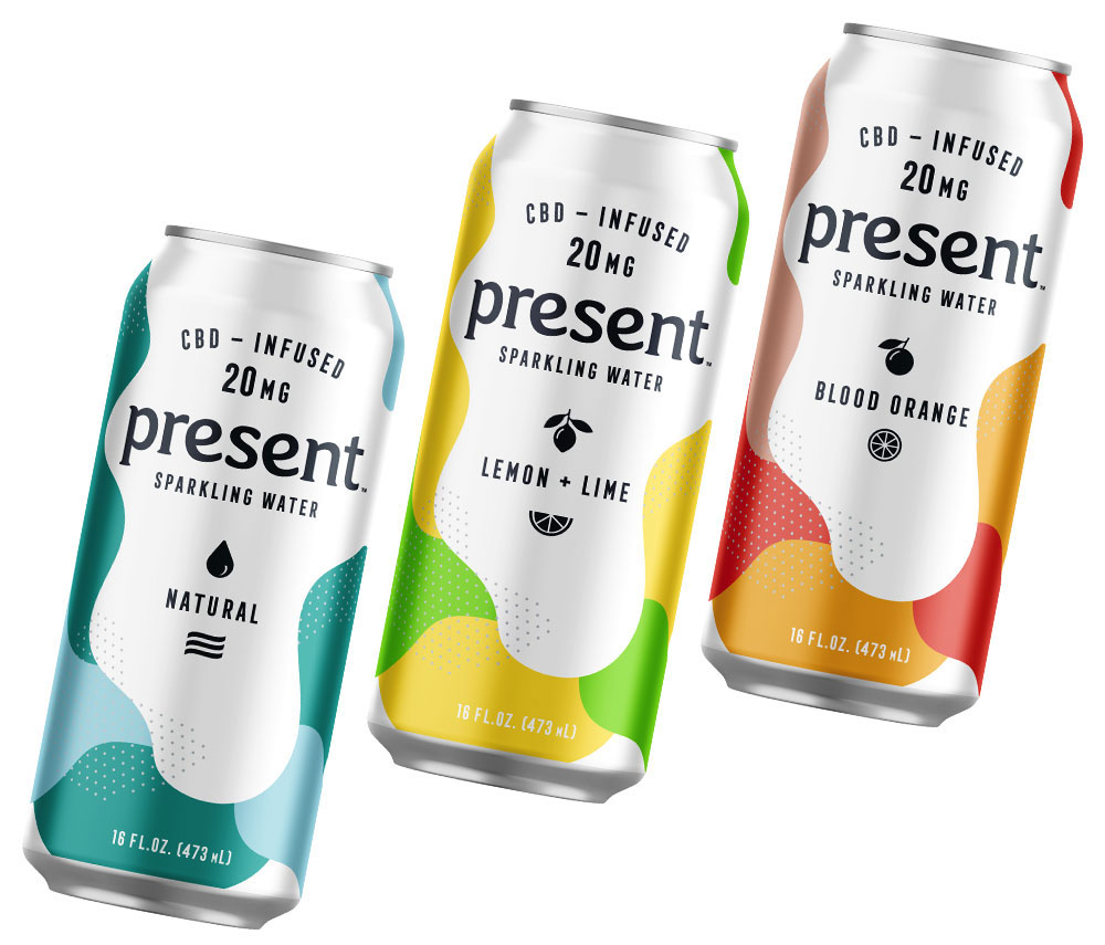 Drink Present - CBD Infused Sparkling Water